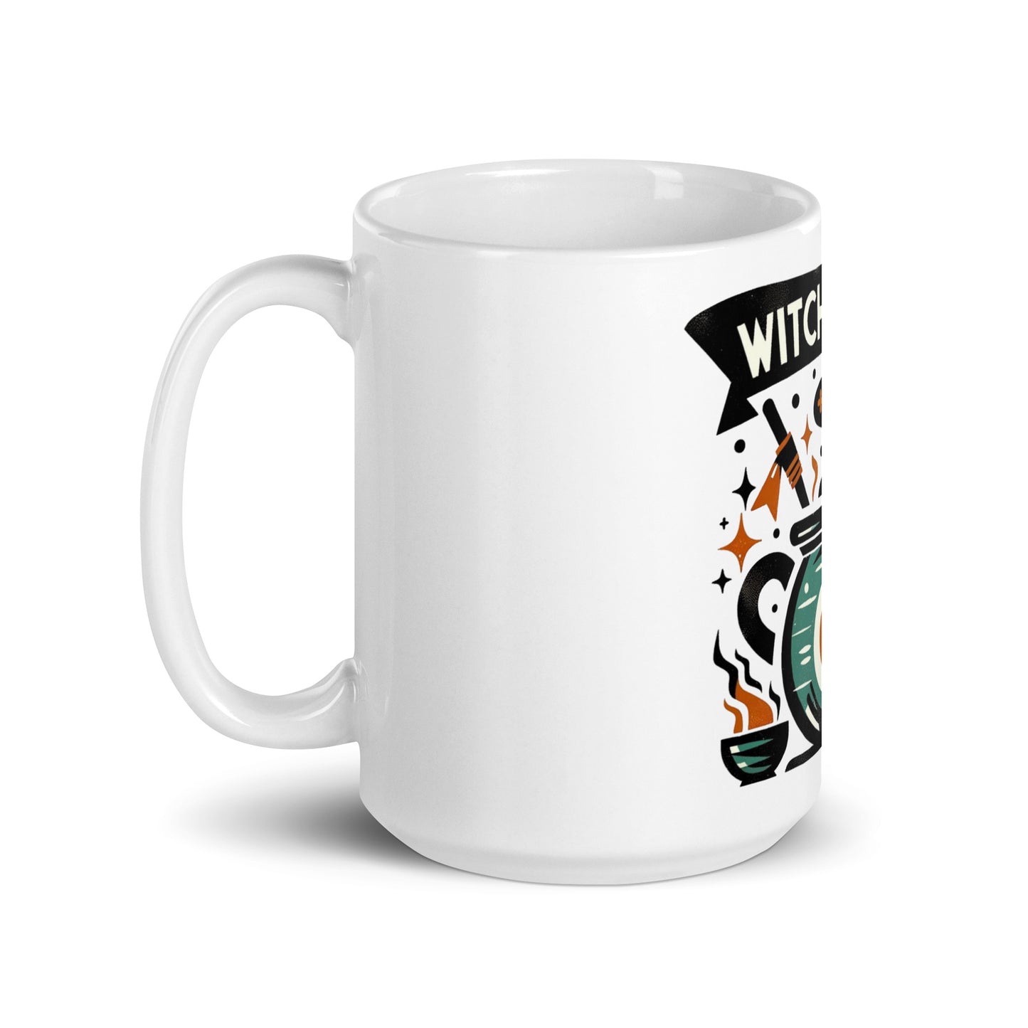Witch’s Brew Halloween White Coffee Mug