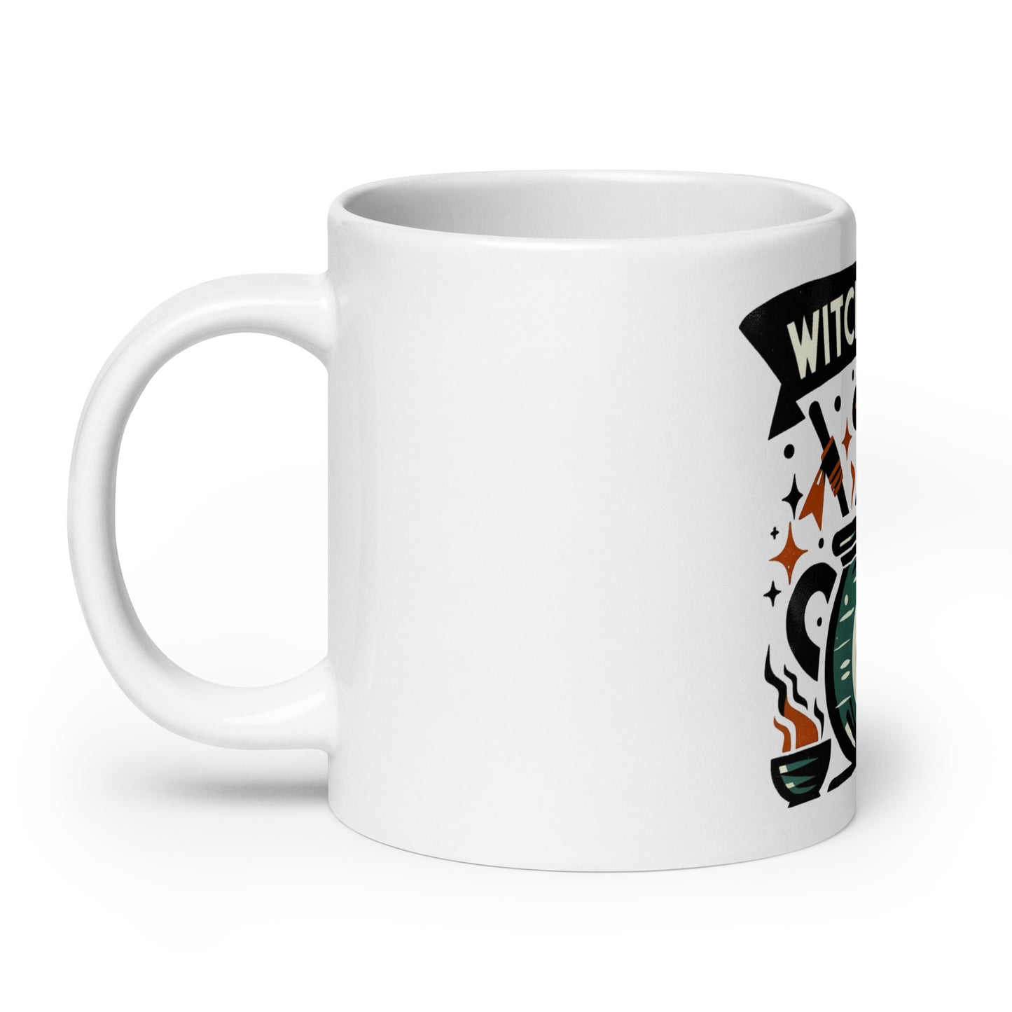 Witch’s Brew Halloween White Coffee Mug
