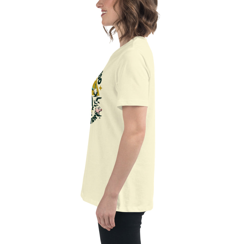 Petting Zoo Survivor Graphic Women's Relaxed T-Shirt