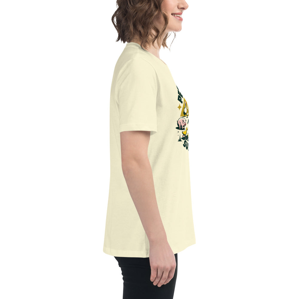 Petting Zoo Survivor Graphic Women's Relaxed T-Shirt