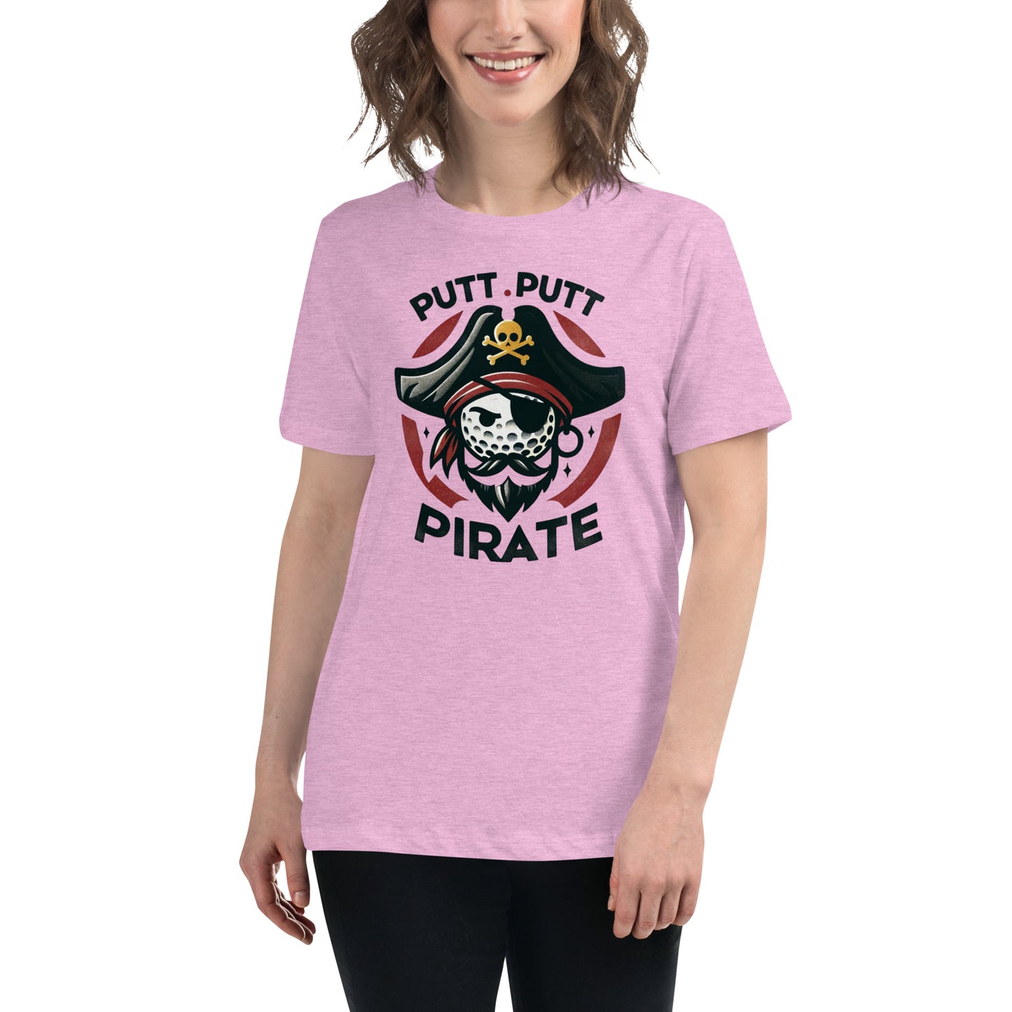 Putt Putt Pirate Women's Golf Relaxed T-Shirt