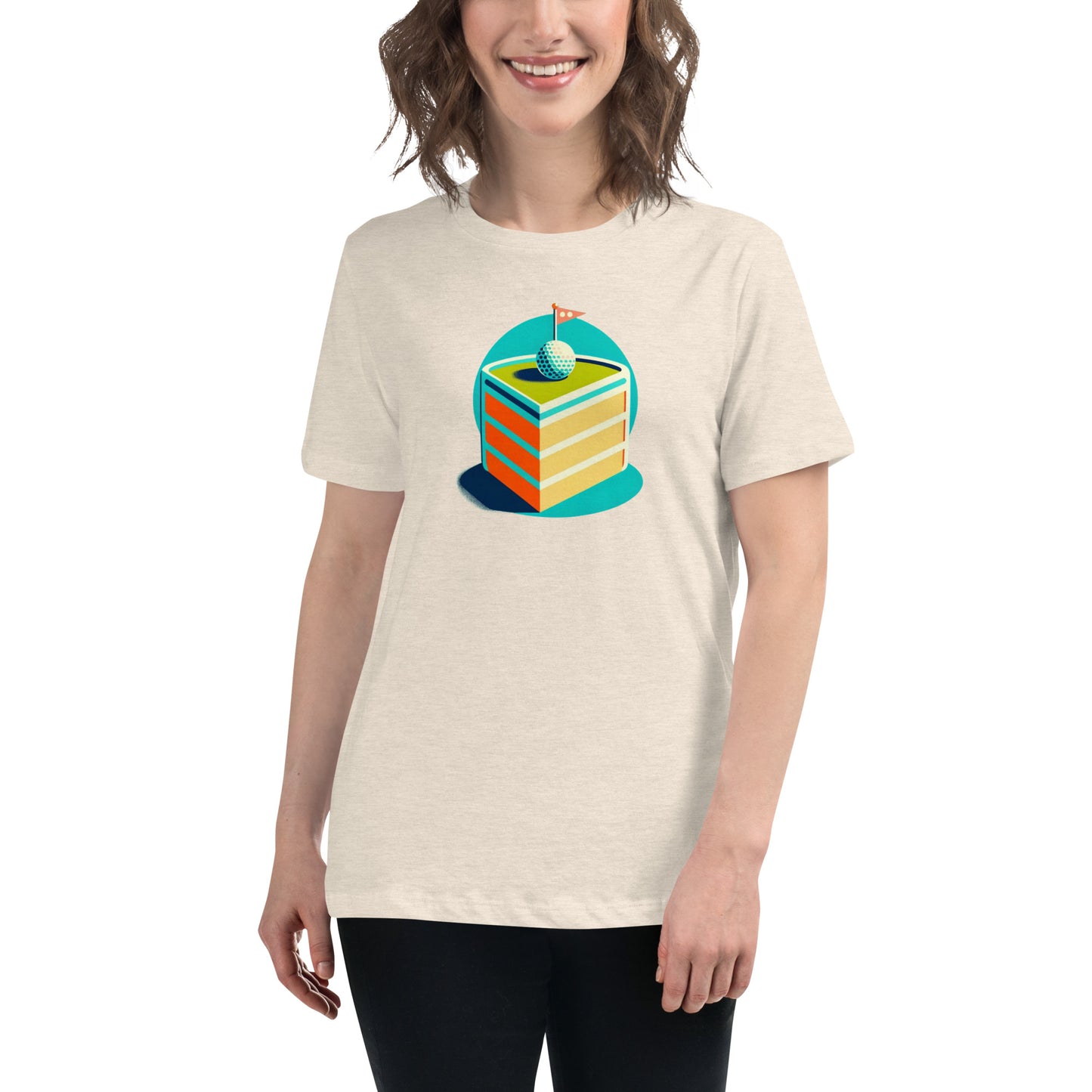 Slice of Golf Heaven Women's Relaxed T-Shirt