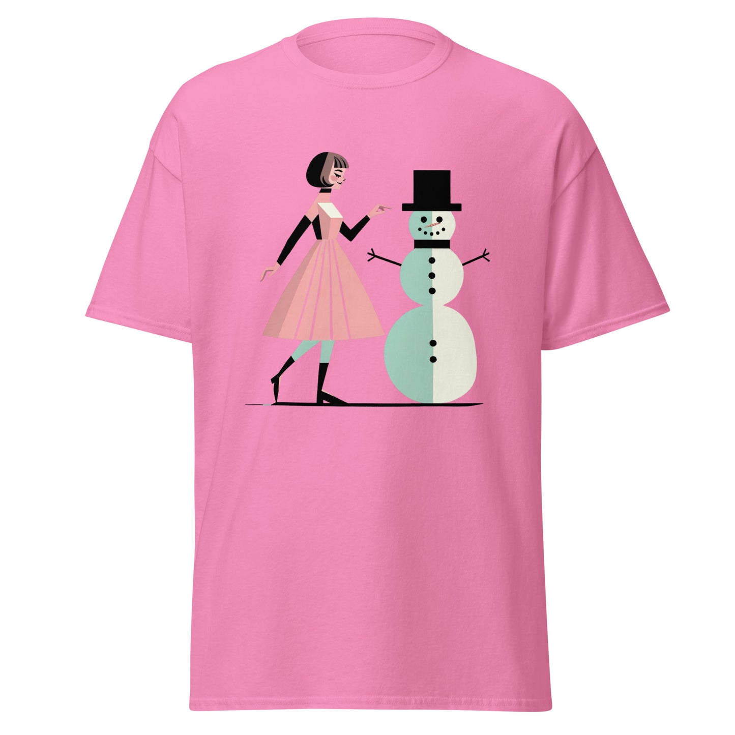 Frosty Waltz: Enchanted Winter Dance - A Girl and Her Snowman