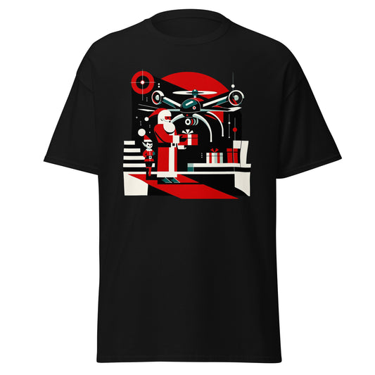 Santa’s Drone Delivery System Christmas Tee
