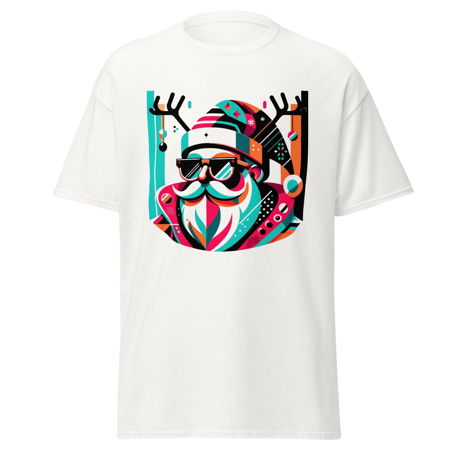 Santa’s Neon After Christmas Party Lofi Chill Time Tee
