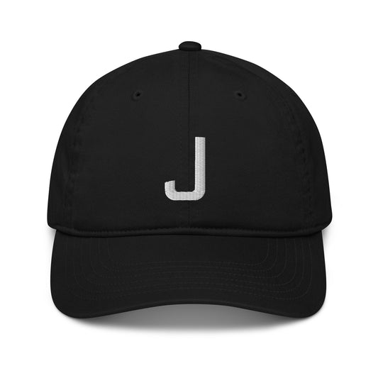 J-Letter Organic Dad Cap | Natural Urban Metropolis SnapBack