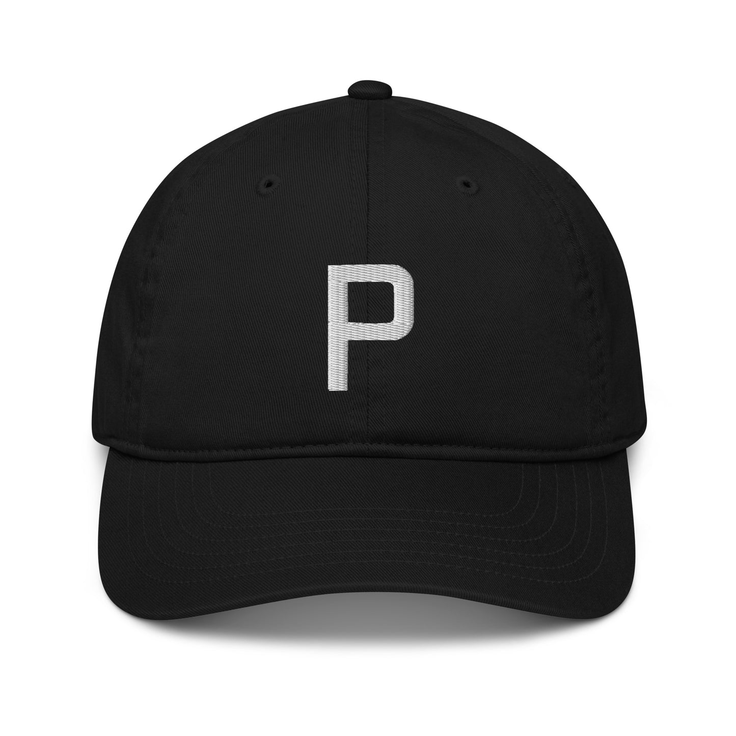 P-Letter Organic Dad Cap | Natural Urban Metropolis SnapBack