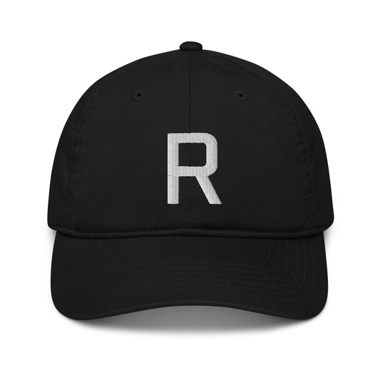 R-Letter Organic Dad Cap | Natural Urban Metropolis SnapBack