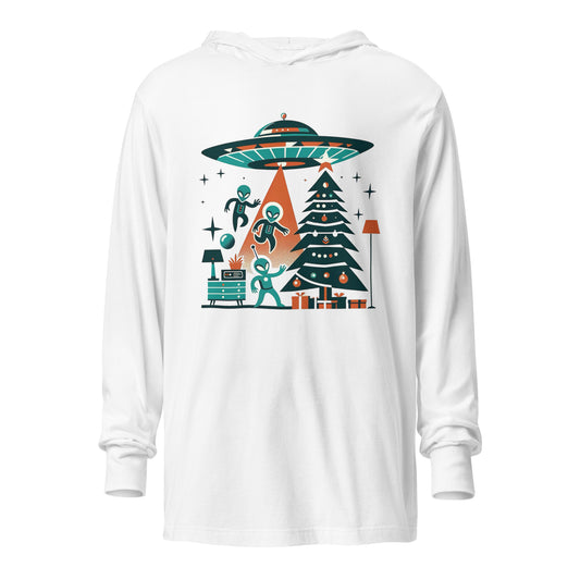 Christmas Invaders: Aliens Take the Holidays Hooded Tee