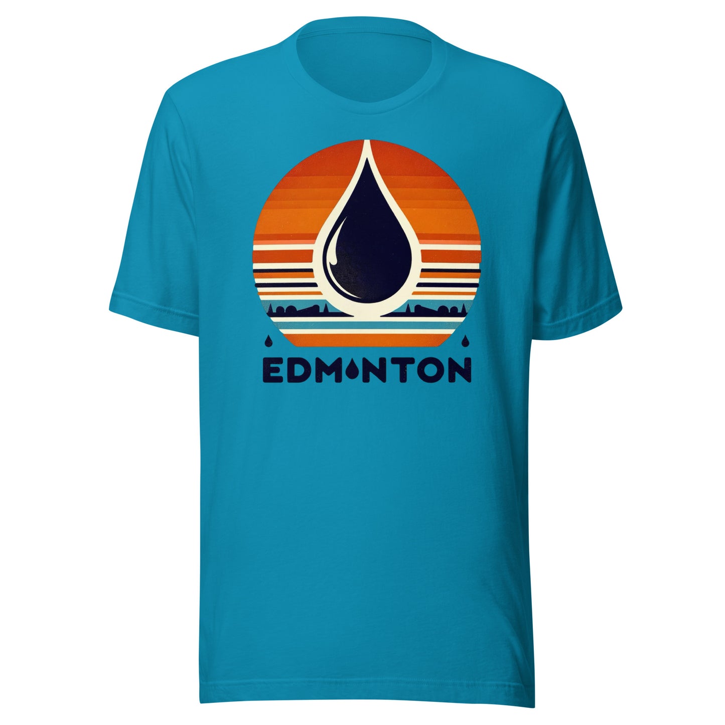 Edmonton Rink Roots: The Urban Vintage Hockey Collection Unisex t-shirt