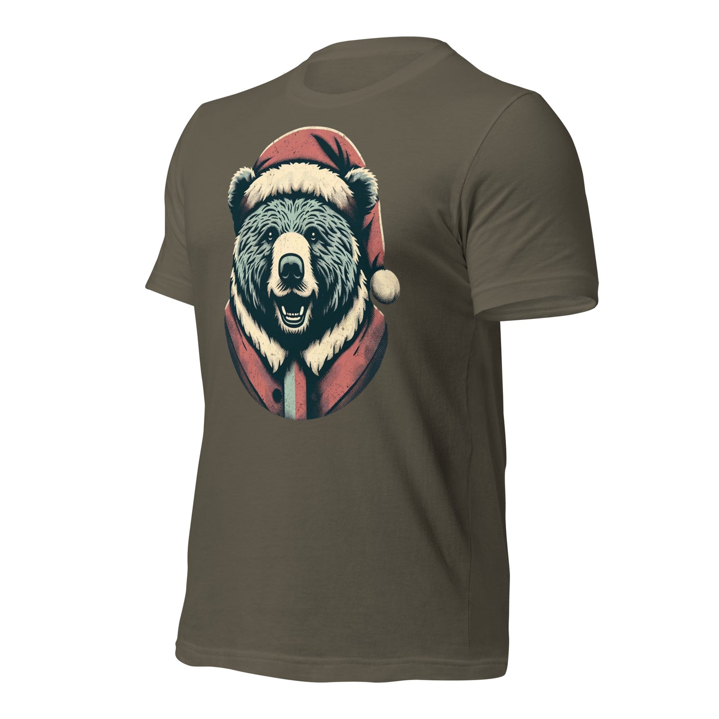 Bear-ly Merry: Rustic Christmas Retreat with Santa's Fuzziest Helpers Unisex t-shirt