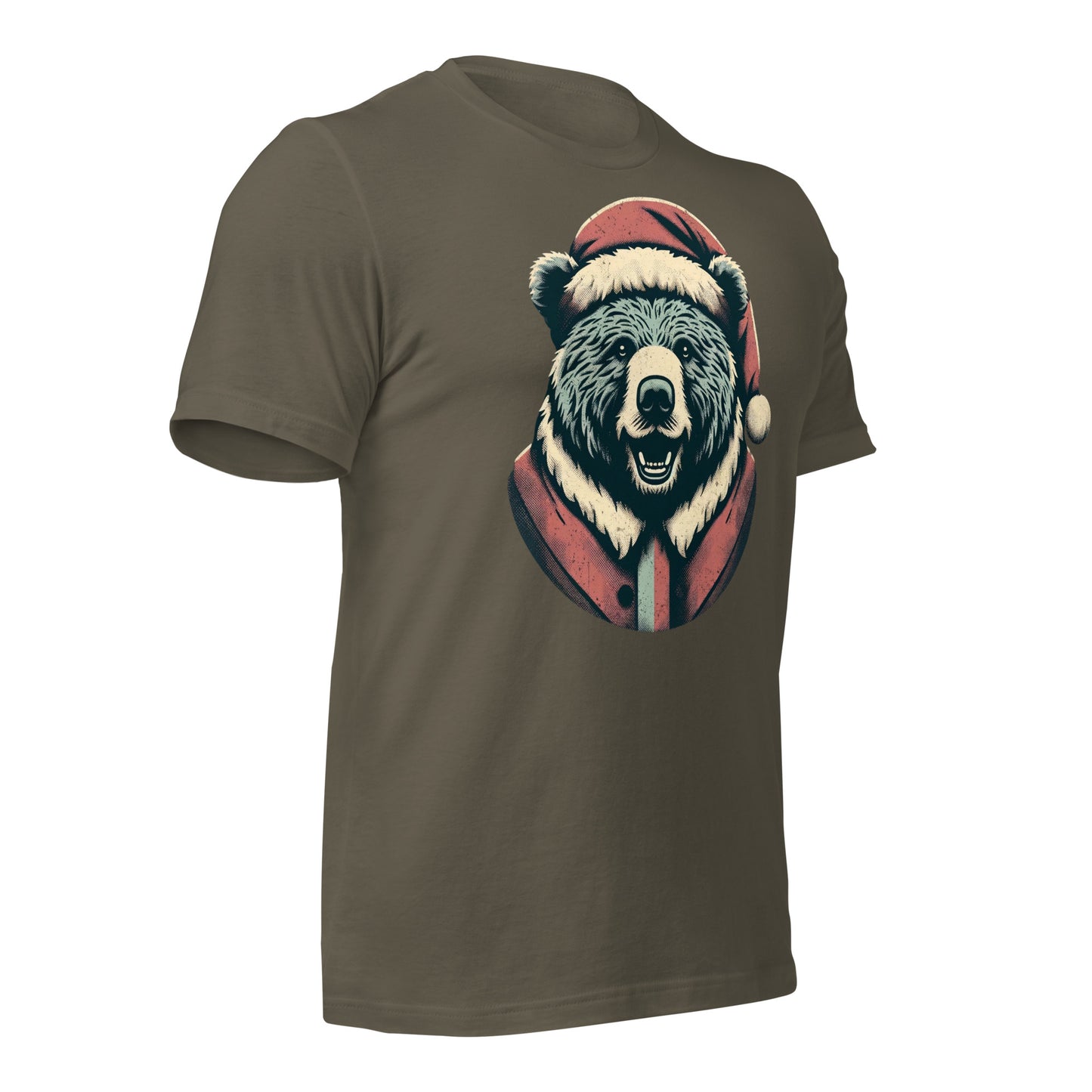 Bear-ly Merry: Rustic Christmas Retreat with Santa's Fuzziest Helpers Unisex t-shirt