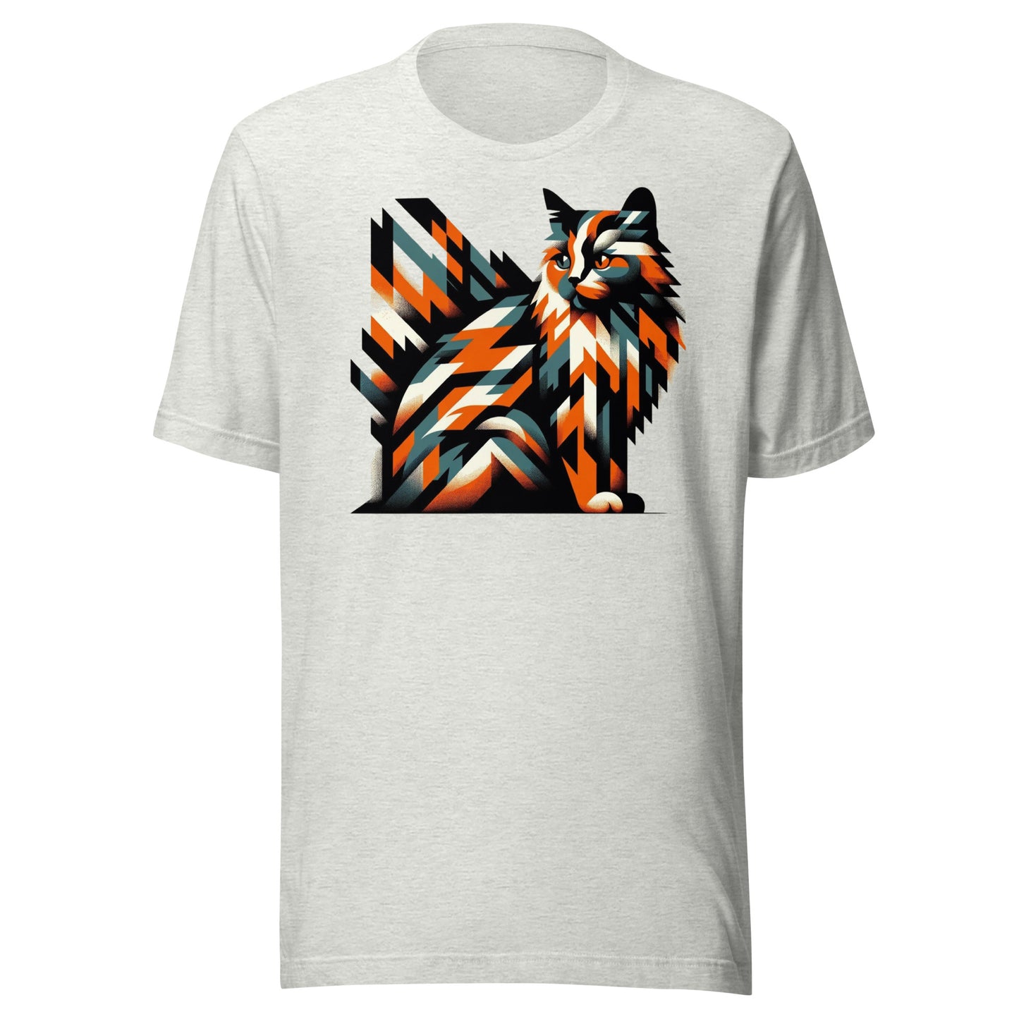 Iron Paws: Tortoiseshell Cat Mosaic - Patchwork Perfection Unisex t-shirt