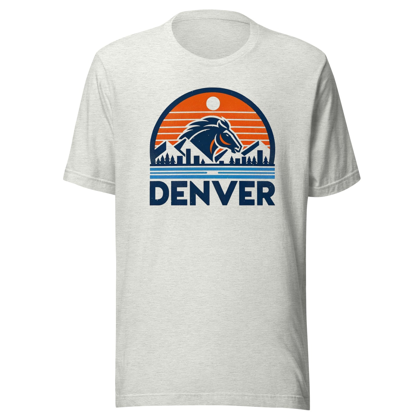 Denver Gridiron: Riding Momentum - Retro Football Tapestry Series Unisex t-shirt