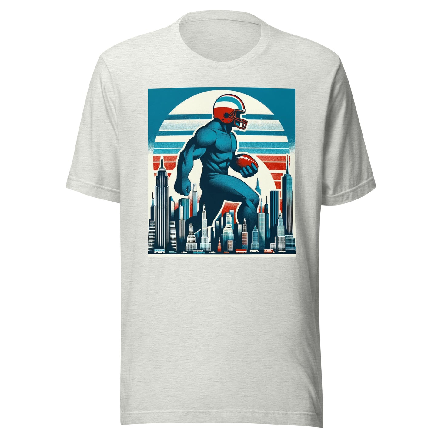 New York Gridiron: Metropolis Guardian - Retro Football Tapestry Series Unisex t-shirt