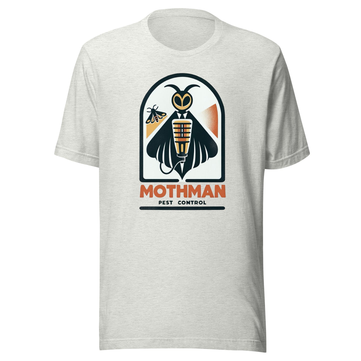 Mothman Pest Control - Mothman holding a bug zapper Unisex t-shirt