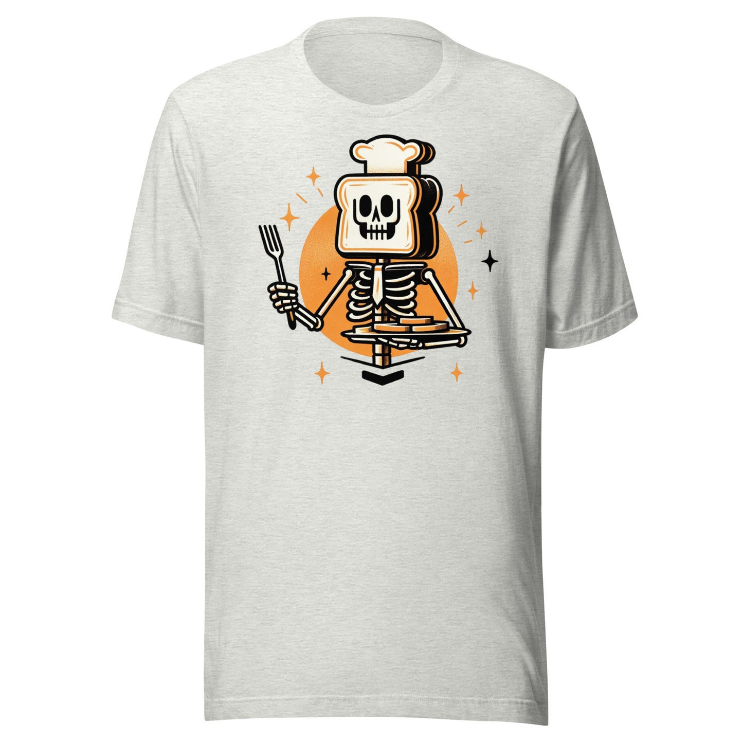 Breakfast Bone-apétit: The Skeleton's French Toast Fiesta Unisex t-shirt