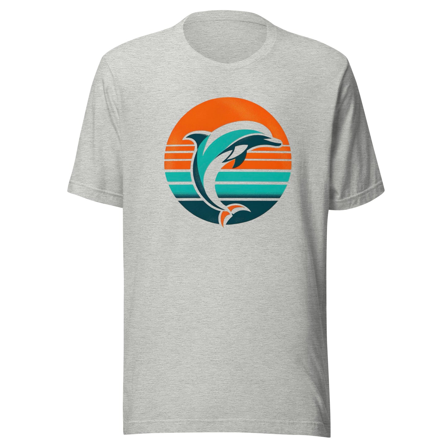 Florida Gridiron: Hyper Dolphins - Retro Football Tapestry Series Unisex t-shirt