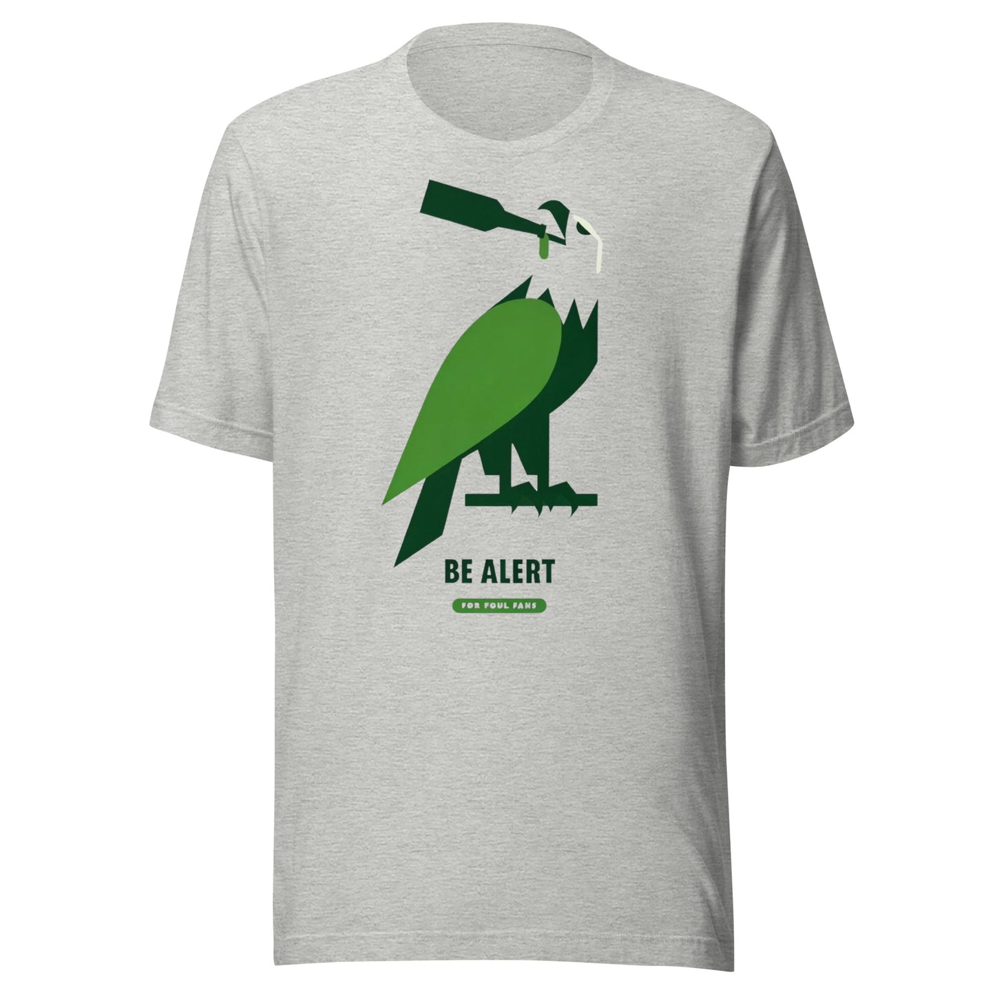 Majestic Drinking Eagle "Be Alert for Foul Fans" Graphic Tee - Unisex