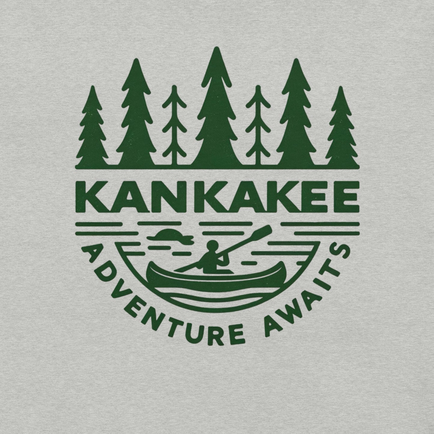 Kankakee Adventure Awaits Unisex t-shirt