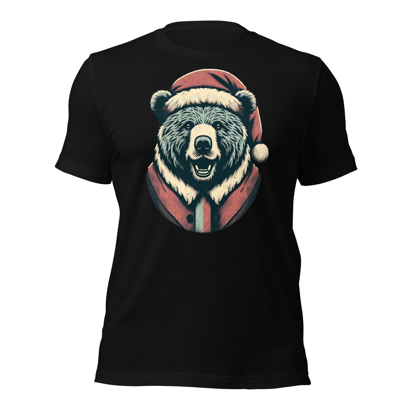 Bear-ly Merry: Rustic Christmas Retreat with Santa's Fuzziest Helpers Unisex t-shirt