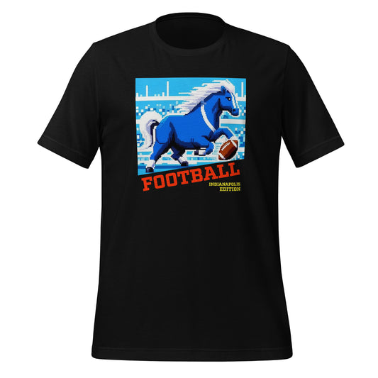 Indianapolis Video Game Football Horse Graphic Unisex t-shirt