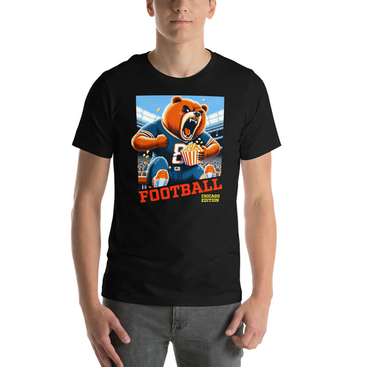 Chicago Video Game Football Bear Graphic Unisex t-shirt