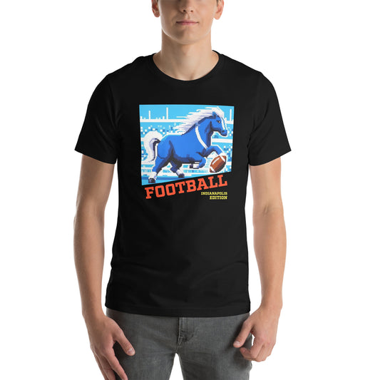 Indianapolis Video Game Football Horse Graphic Unisex t-shirt