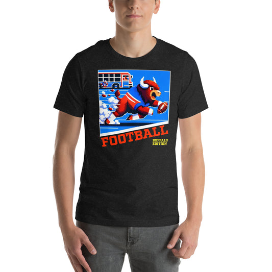 Buffalo Video Game Football Bison Graphic Unisex t-shirt