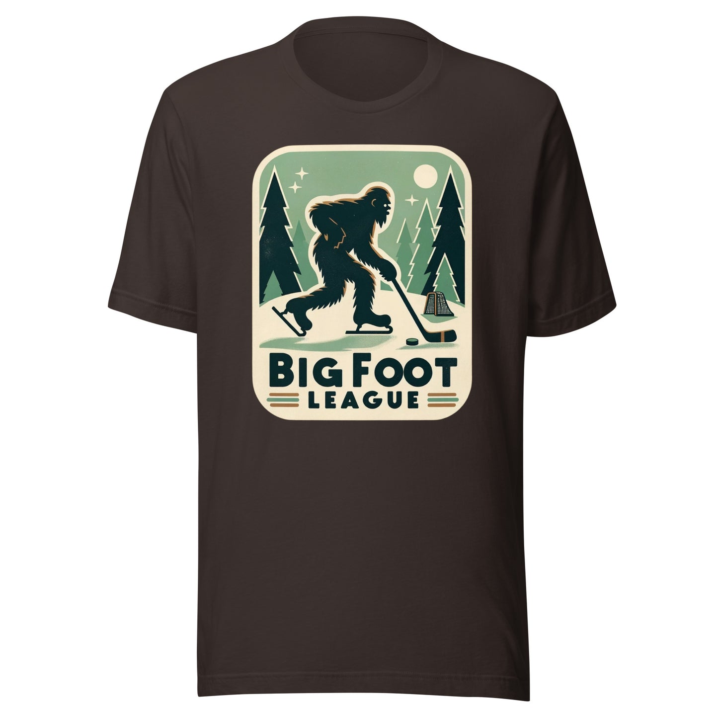 Bigfoot League Hockey Unisex t-shirt