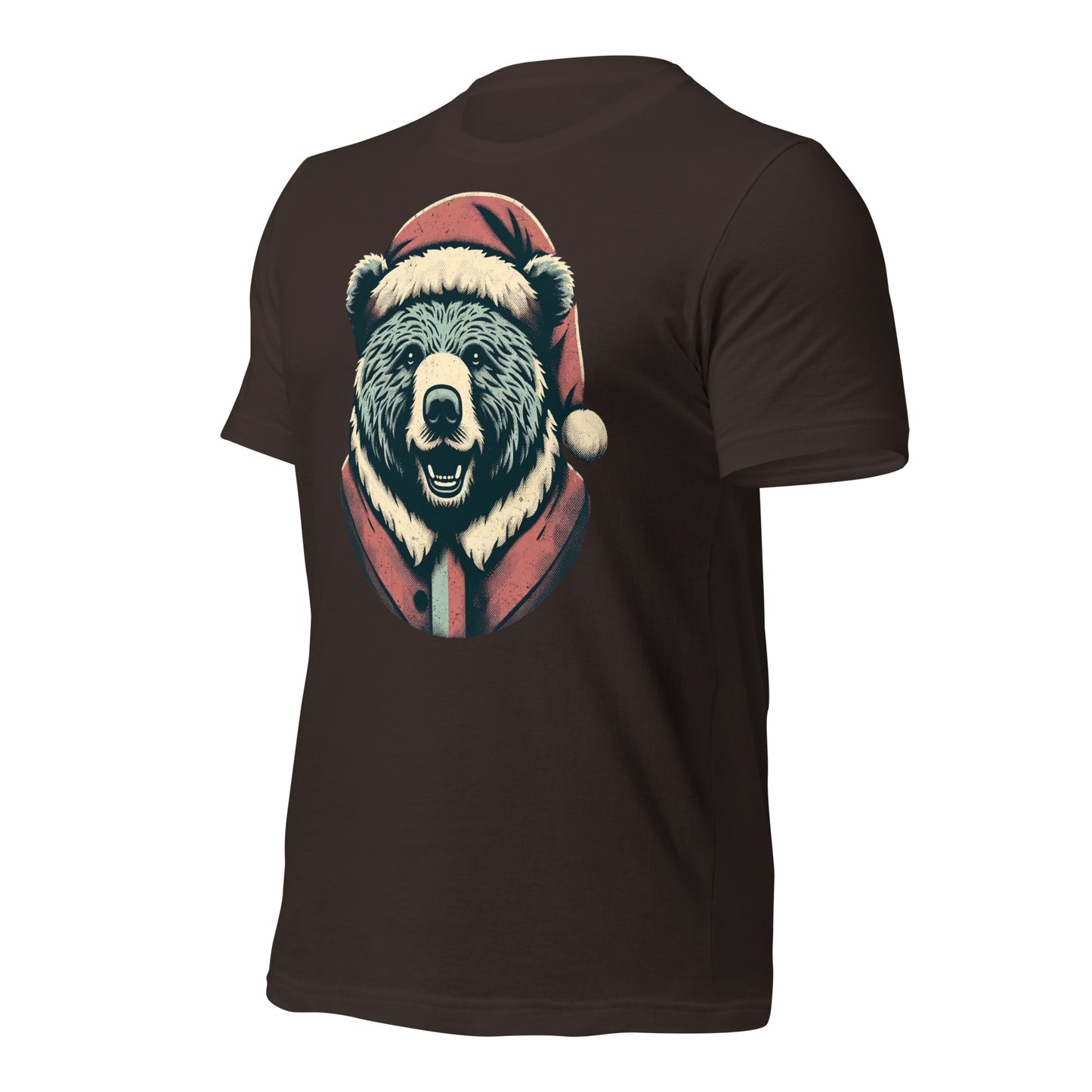 Bear-ly Merry: Rustic Christmas Retreat with Santa's Fuzziest Helpers Unisex t-shirt