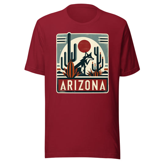Arizona Rink Roots: The Urban Vintage Hockey Collection Unisex t-shirt