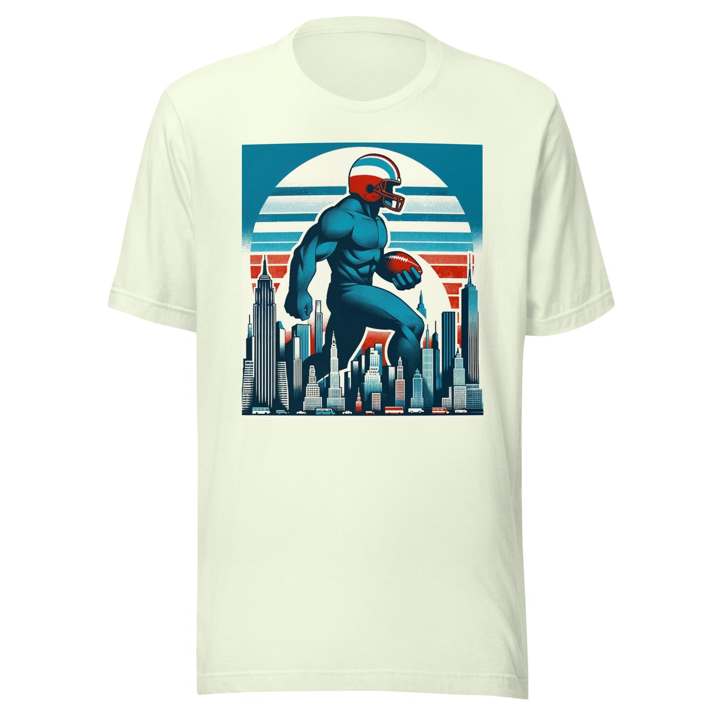 New York Gridiron: Metropolis Guardian - Retro Football Tapestry Series Unisex t-shirt