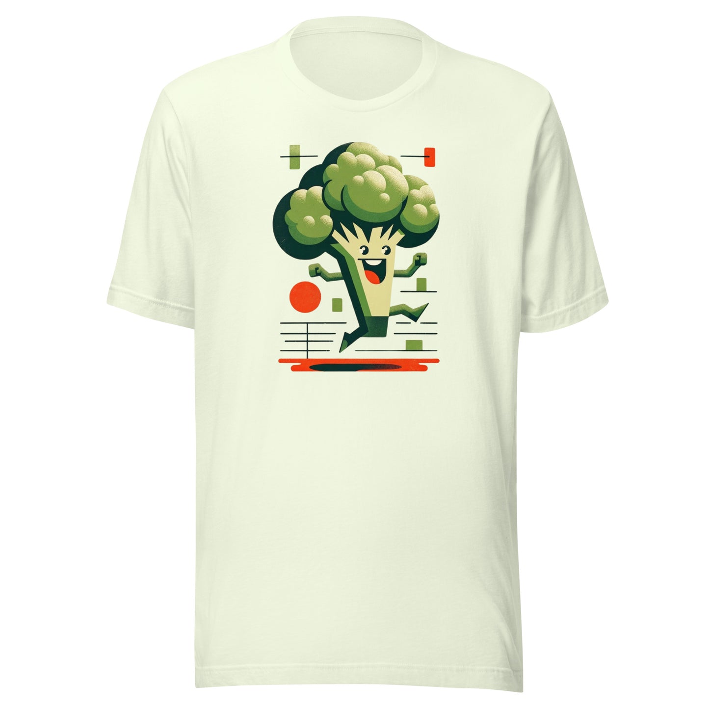 Broccoli Boogie: Groovy Greens Run Unisex Tee