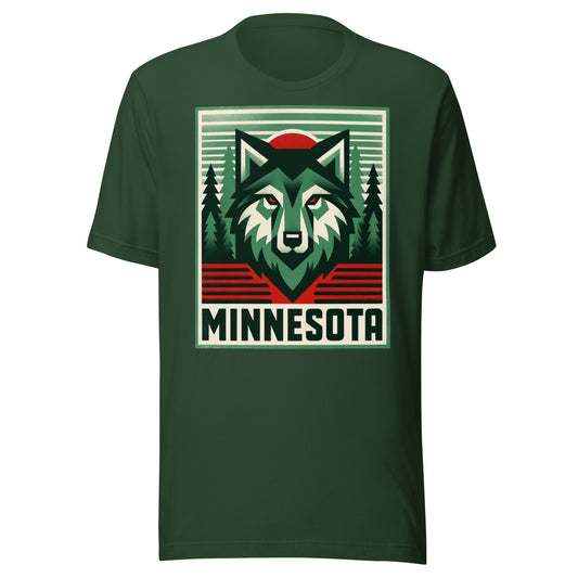 Minnesota Rink Roots: The Urban Vintage Hockey Collection Unisex t-shirt