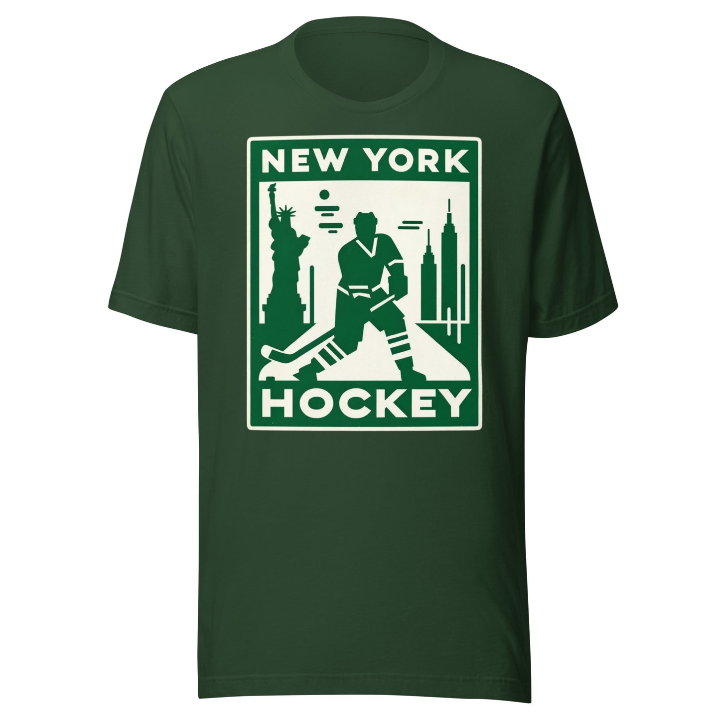 New York Hockey St. Patrick’s Day Special Minimalist Unisex t-shirt