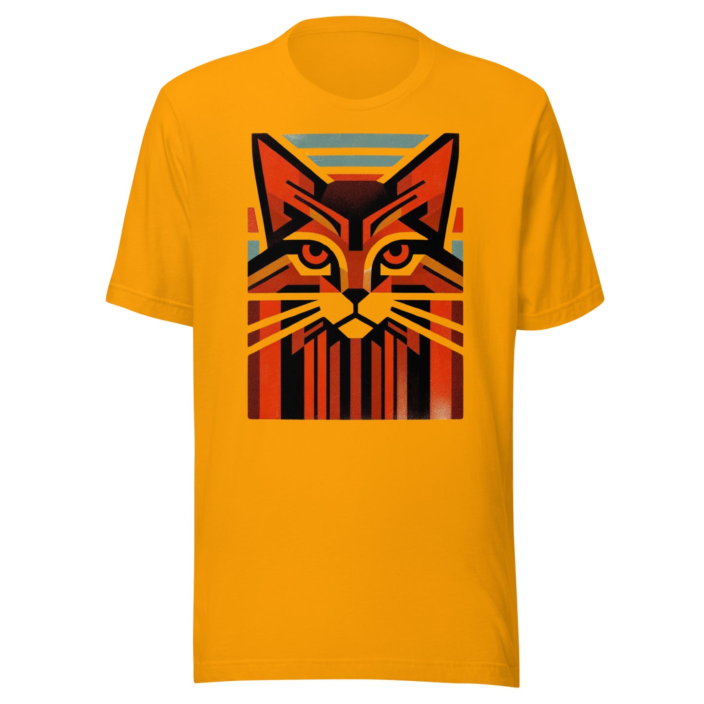 Iron Paws: Abyssinian Cat Essence - Reddish-Brown Ticking Triumph Unisex t-shirt