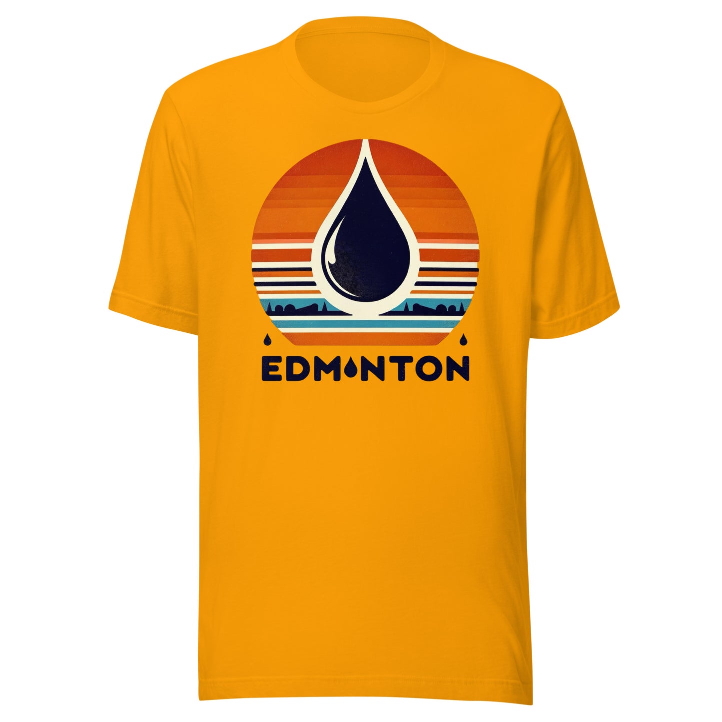 Edmonton Rink Roots: The Urban Vintage Hockey Collection Unisex t-shirt
