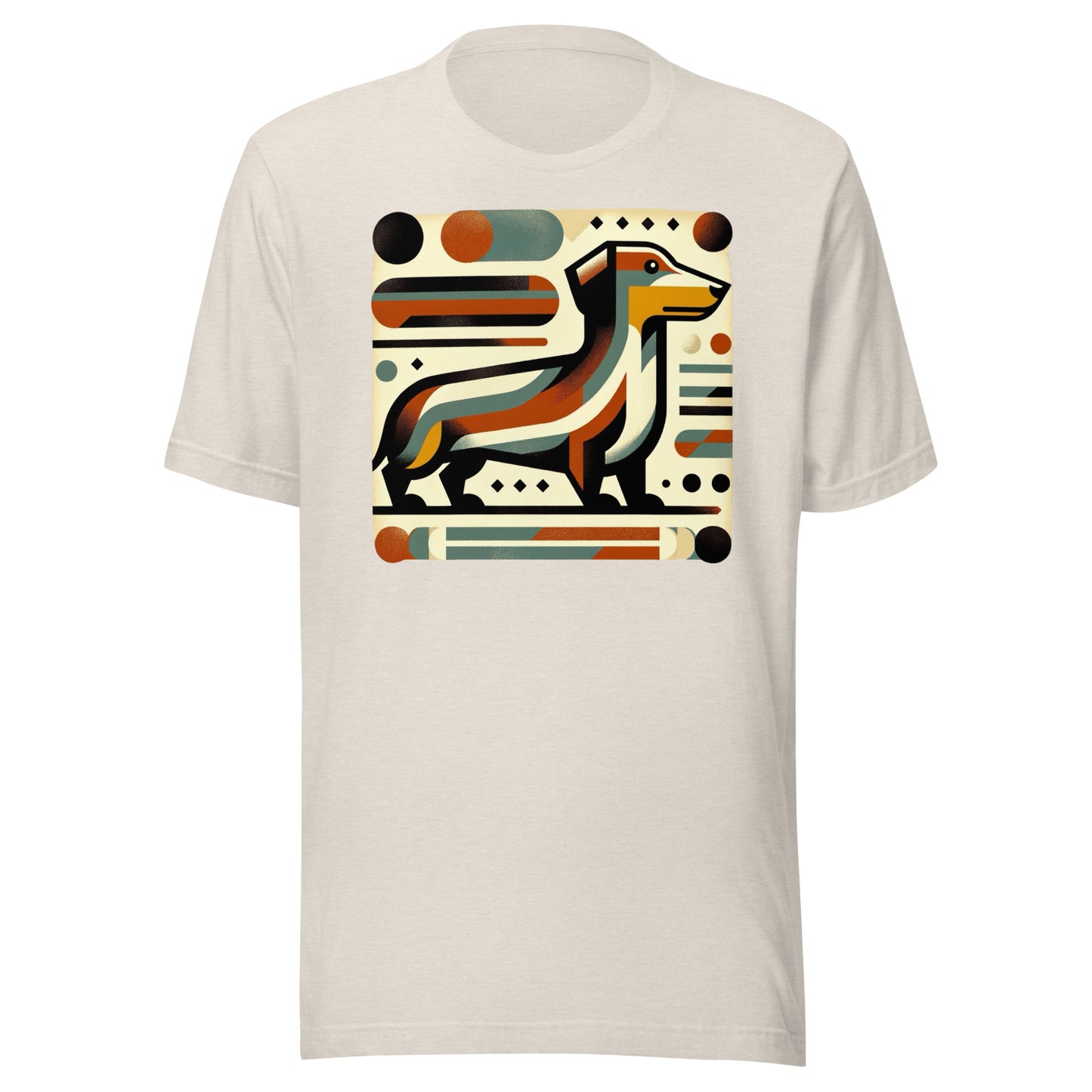 Iron Paws: Dachshund Dog Dash - Swirling Sienna Speed Unisex t-shirt