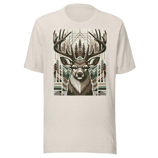 Iron Paws: Timberline Sovereign The Majestic Buck Outdoors Unisex t-shirt