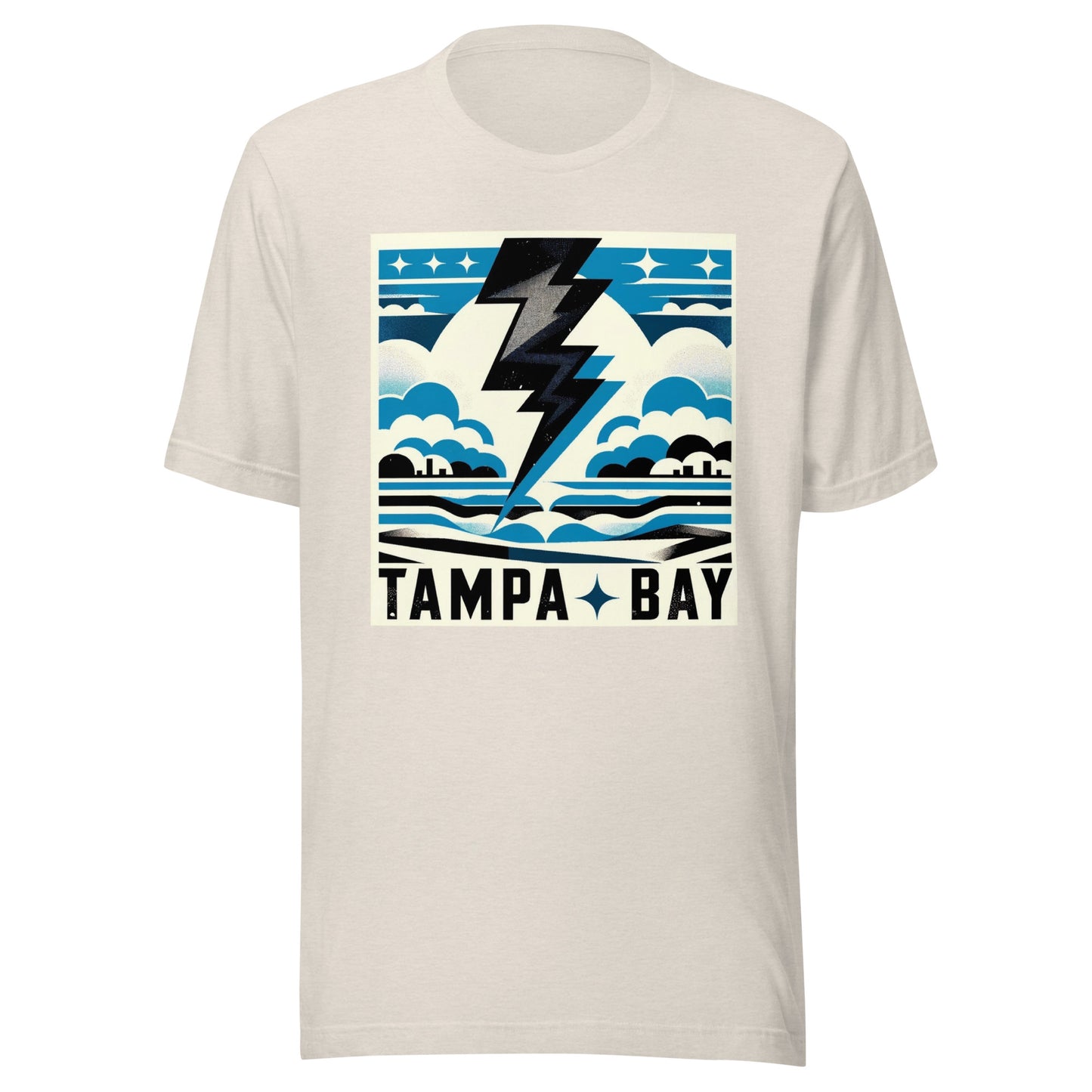 Tampa Bay Rink Roots: The Urban Vintage Hockey Collection Unisex t-shirt