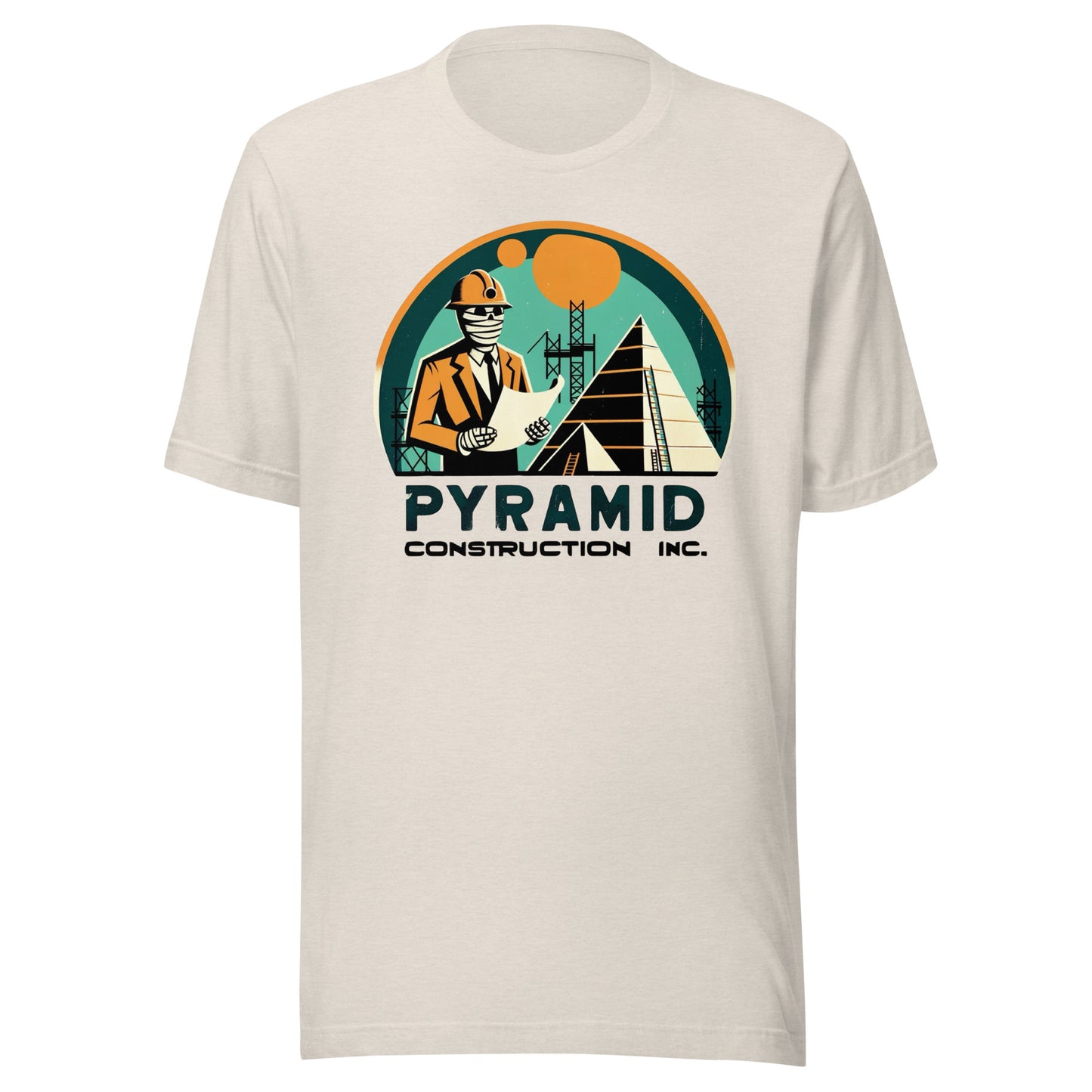 Pyramid Construction Inc. Mummy Architect Unisex t-shirt