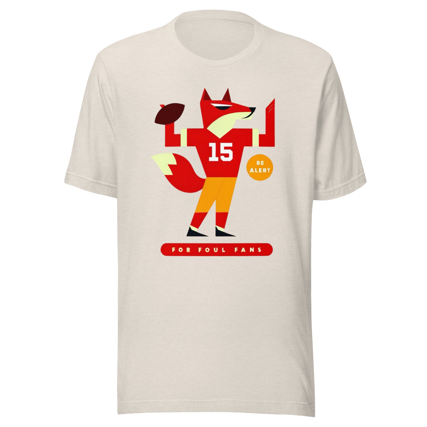 Sneaky Fox Touchdown Tee for Foul Fans - Unisex Football t-shirt