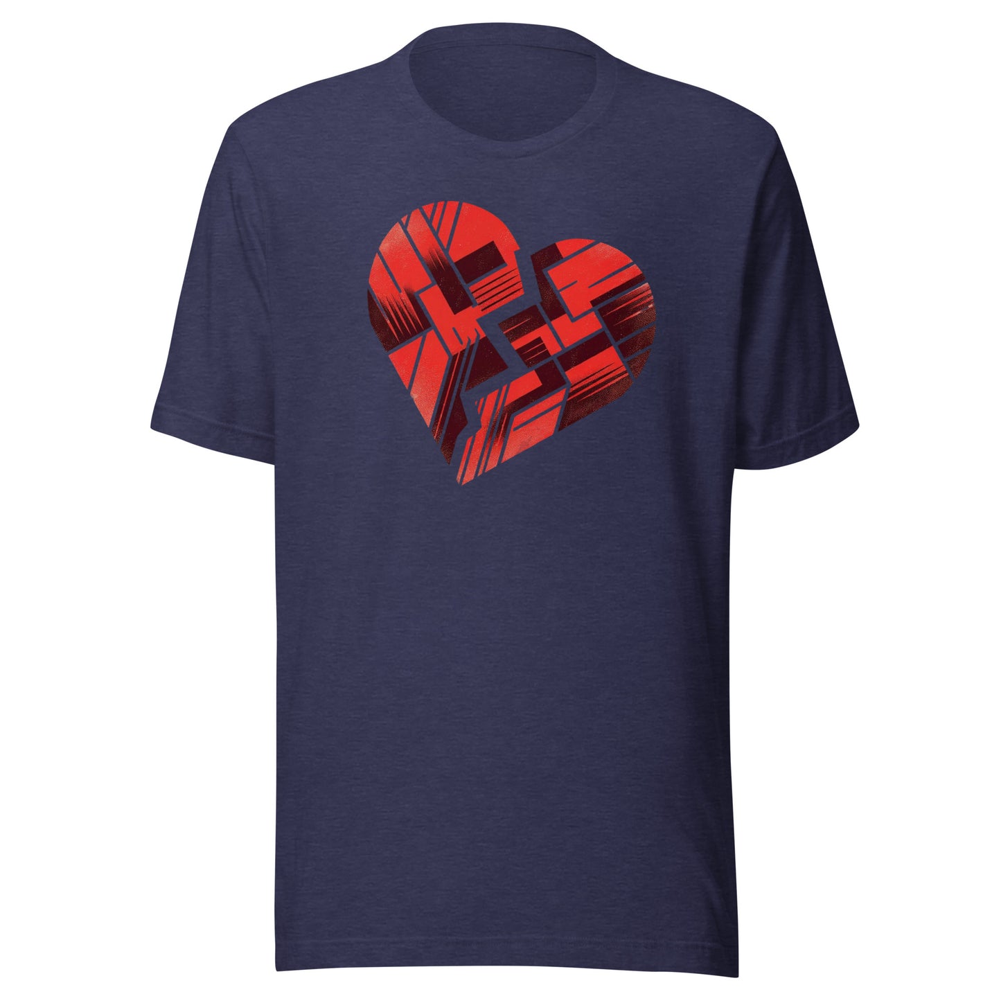 Broken Heart Abstract Unisex t-shirt