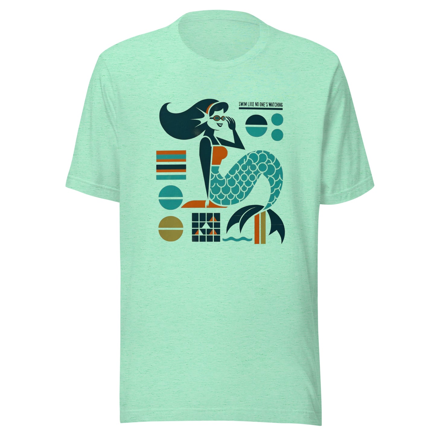 Mermaid Aquatics - Swim Like No One's Watching Unisex t-shirt
