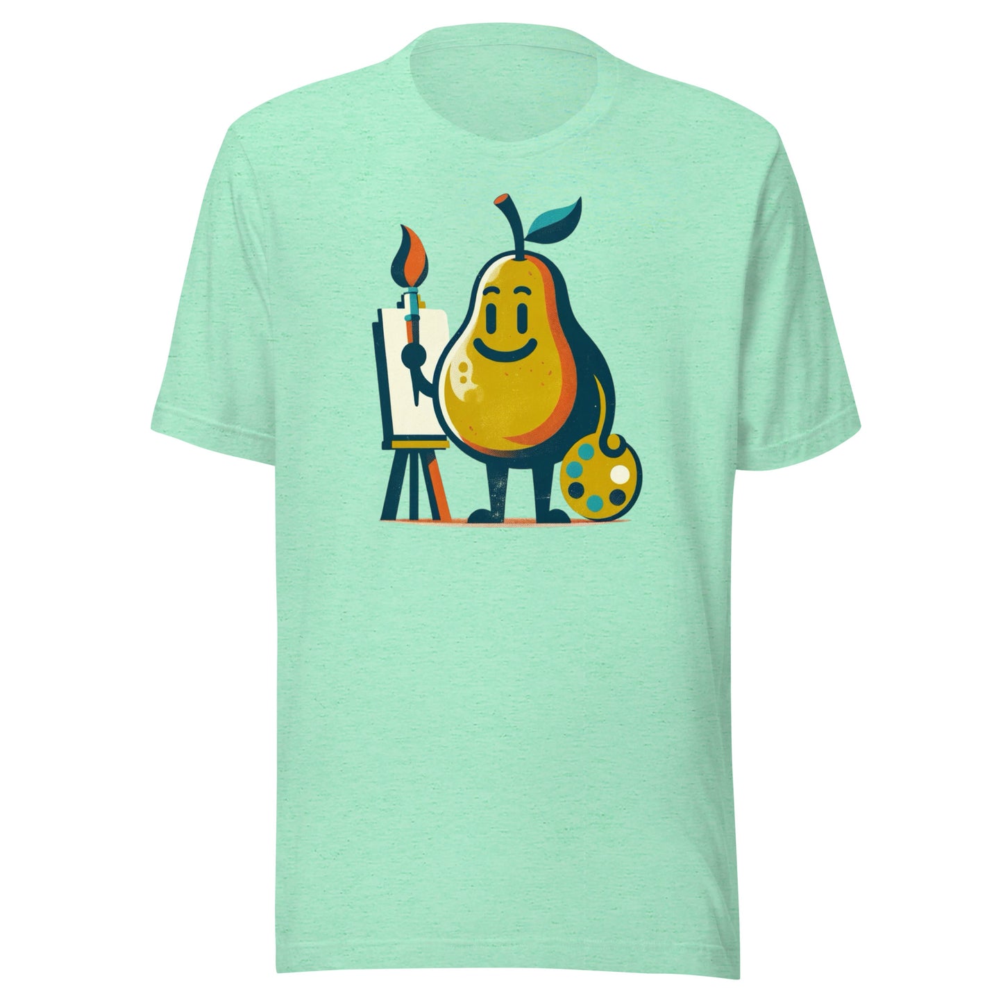 Pear-fectly Artistic - Creative Pear with Paints Unisex Tee