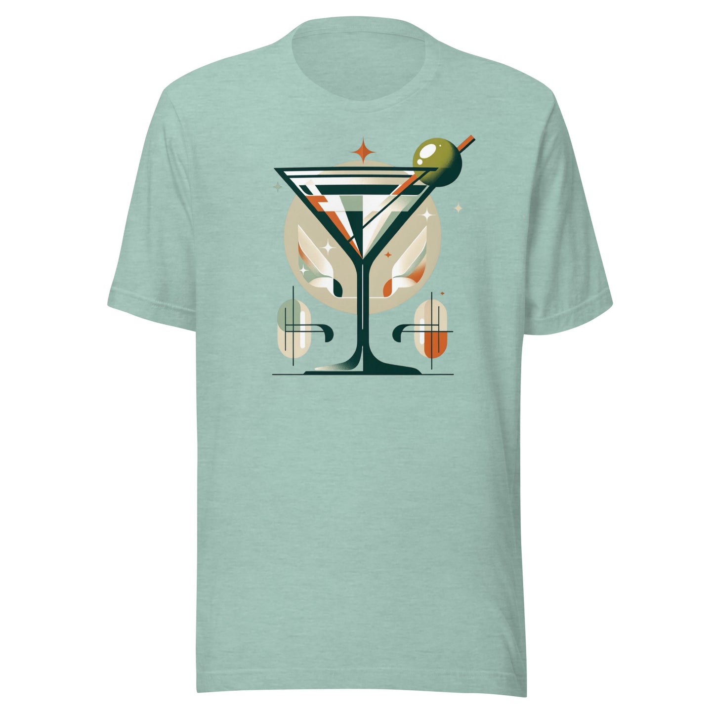 Martini ‘Full Send Saturday’ Mid-Century Modern Drinks Series Unisex t-shirt