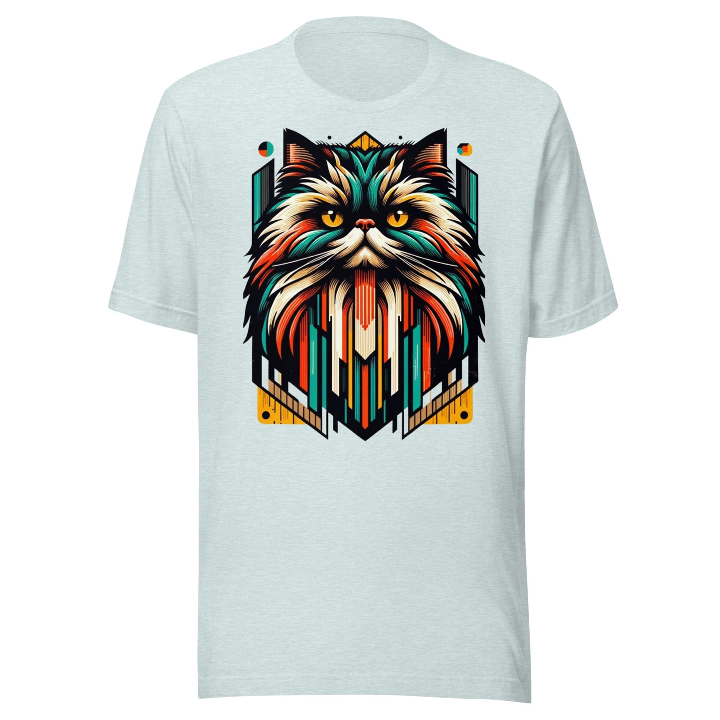 Iron Paws: Persian Cat Luxe - Long-Haired Splendor in Colors Galore Unisex t-shirt