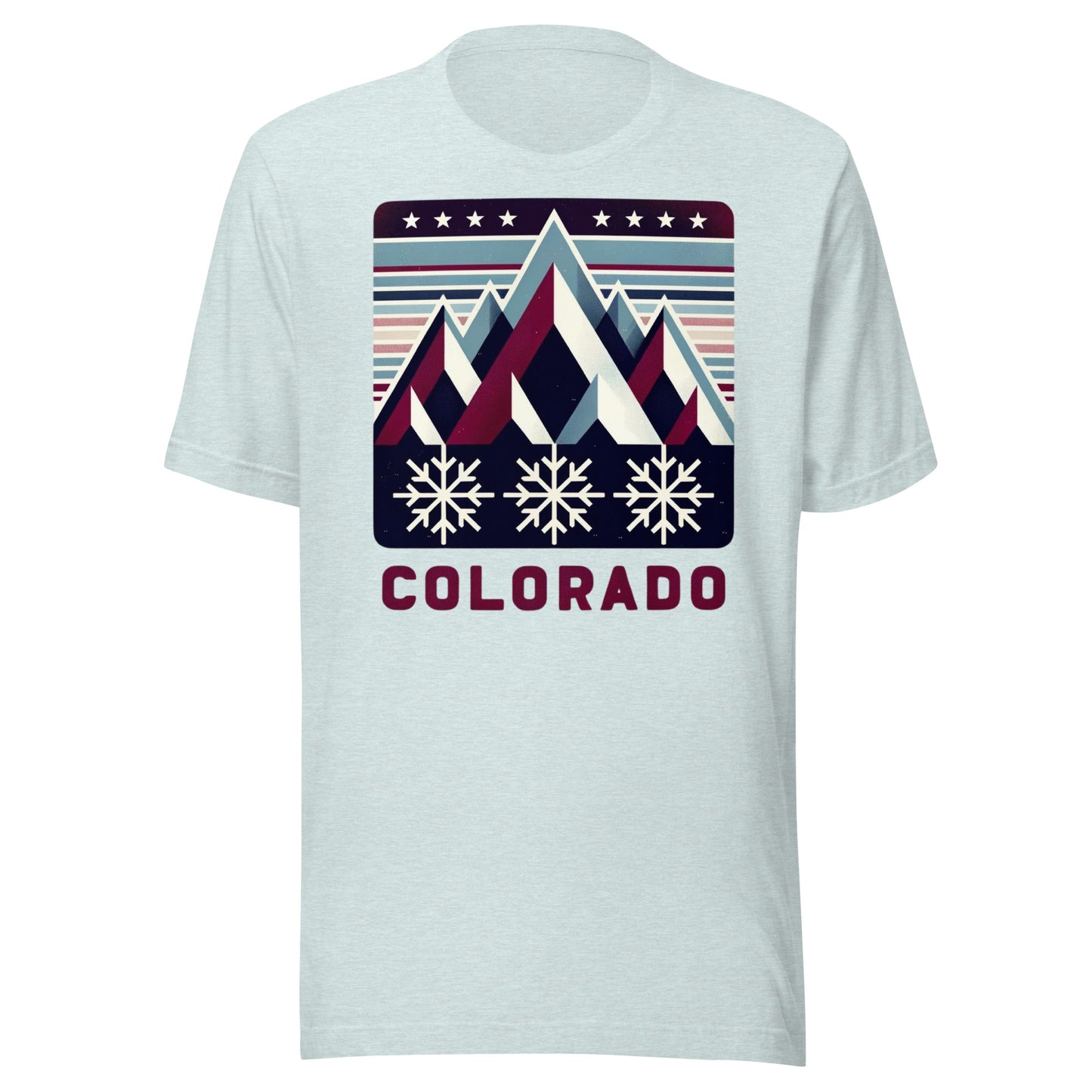 Colorado Rink Roots: The Urban Vintage Hockey Collection Unisex t-shirt