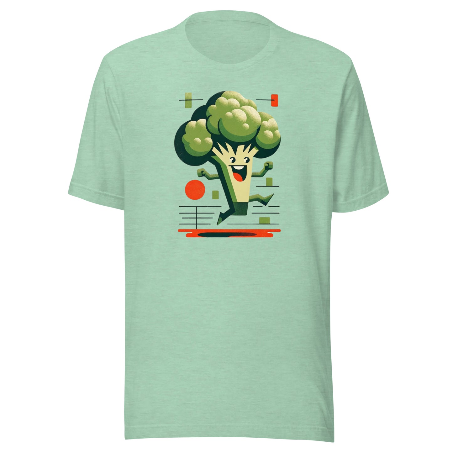 Broccoli Boogie: Groovy Greens Run Unisex Tee